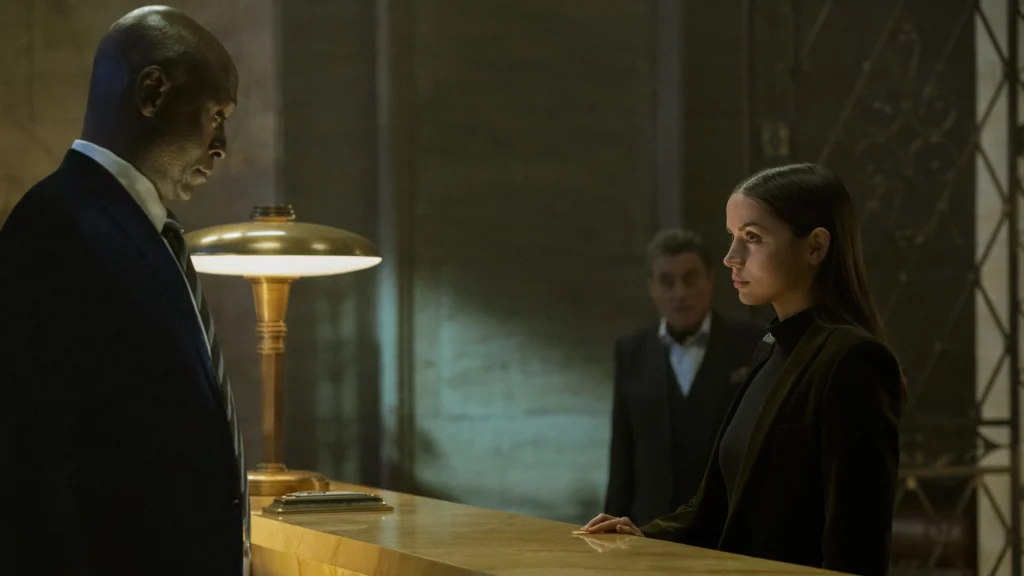 Picture showing ana de armas in the continental.Image Credit: © TMDb (www.themoviedb.org) – Used for informational/review purposes only.