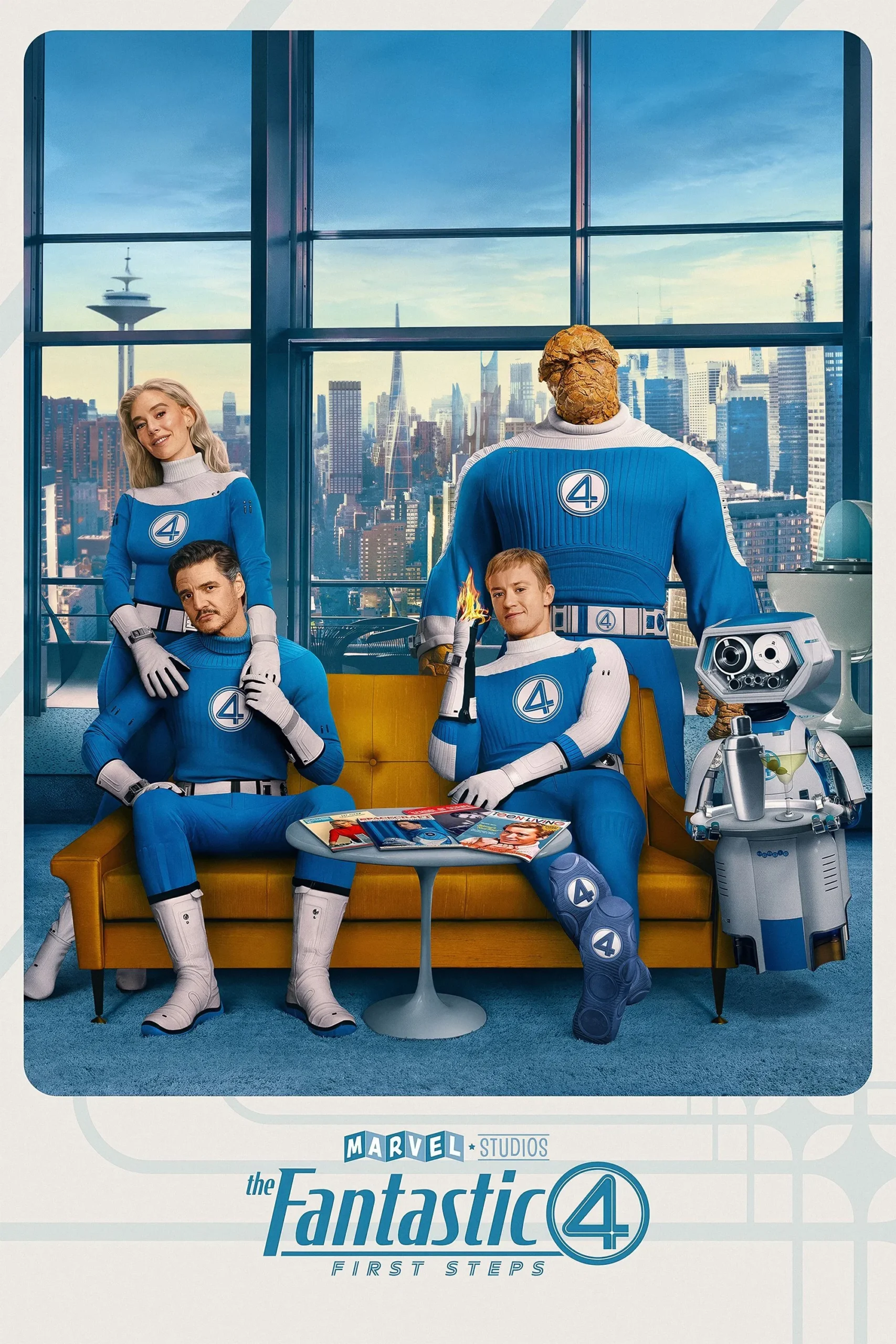 official poster is showing the main superheros sitting on a sofa.Image Credit: © TMDb (www.themoviedb.org) – Used for informational/review purposes only.
