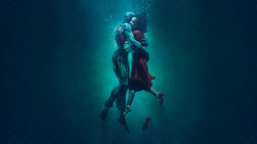 Top 10 Unique Movies That Changed Cinema.An official poster image of the movie The shape of Water 2017.Image Credit: © TMDb (www.themoviedb.org) – Used for informational/review purposes only.